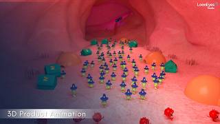 3D Product Animation | Probiotics Coating Technology | CGI Visualization