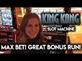 King Kong Slot - RETRIGGER BONUS - Nice Win! - YouTube