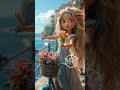FLOWERS, SMILES &amp; SUNSHINE ☀️ | AESTHETIC GIRL SUMMER VIBES | ANIMATED SHORT | #shorts_video