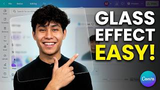 How To Create a Glass Effect in Canva (Quick Guide)