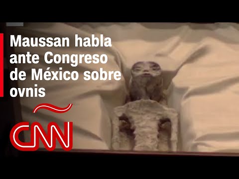 Jaime Maussan presenta “seres no humanos" ante Congreso de México