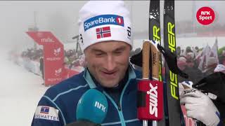 Beitosprinten 2018 Petter Northug disqualified Петтер Нортуг дисквалифицирован