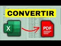 Convierte Excel a PDF en una sola hoja fácilmente