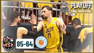 Mersin MSK 85-64 Sigortam Net | Türkiye Sigorta TBL Play-Off Final Serisi 3. Maç Özeti