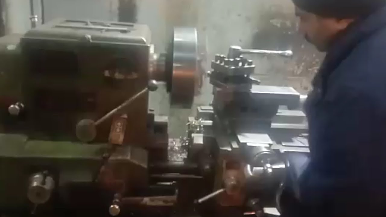 Mold cutting work on the lath mold cutter machine new technology setup
