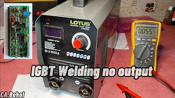 IGBT Welding | No output