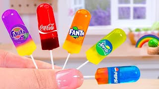 Sweet Honey Coca Fanta or Pepsi Jelly Candy 🍬How To Make Miniature Cake Jelly 💖 Min Cakes