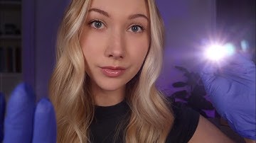 ASMR Cranial Nerve Exam | No Talking (Silent Instructions)