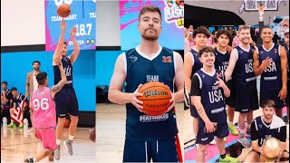 Mr.beast Full Highlights Basketball Stars Team Beast Vs. Team Fede