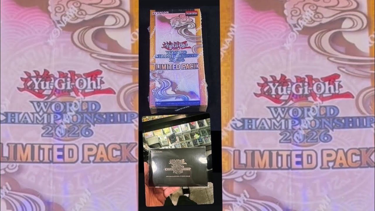 Yu-Gi-Oh! World Championship 2026 Limited Pack Box Opening - YouTube