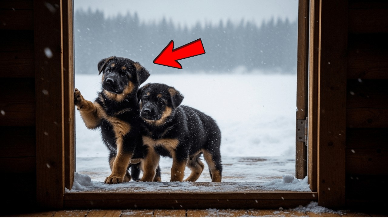 Two German Shepherd Puppies Knocked on a Navy SEAL’s Door in the Storm — He Couldn’t Ignore Them