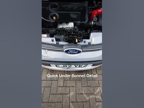 Ford Fiesta Under bonnet detail - YouTube