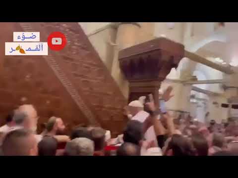 هكذا تم طرد خطيب السلطة من منبر المسجد الأقصى