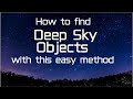 Easy Method To Find Deep Sky Objects