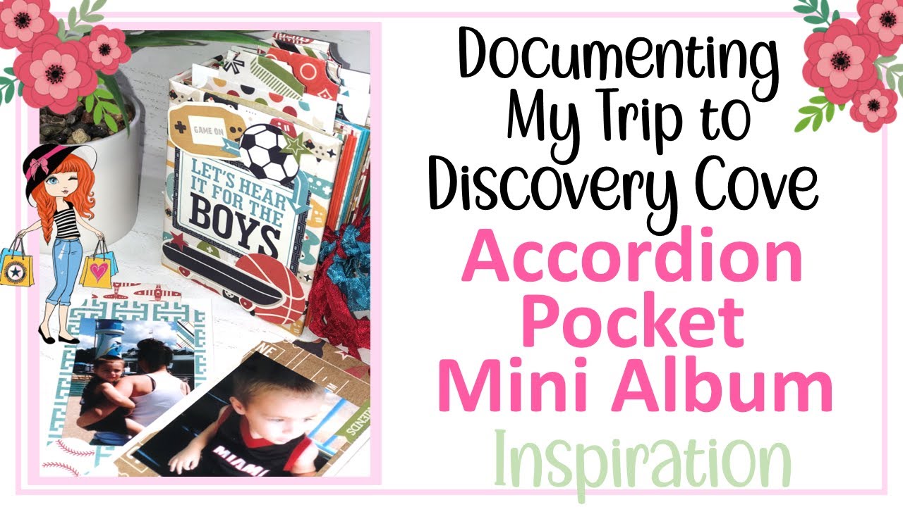 🌸MINI ALBUM LAYOUT IDEA🌸CREATING ACCORDION MULTI POCKET MINI ALBUM🌸TRIP ...