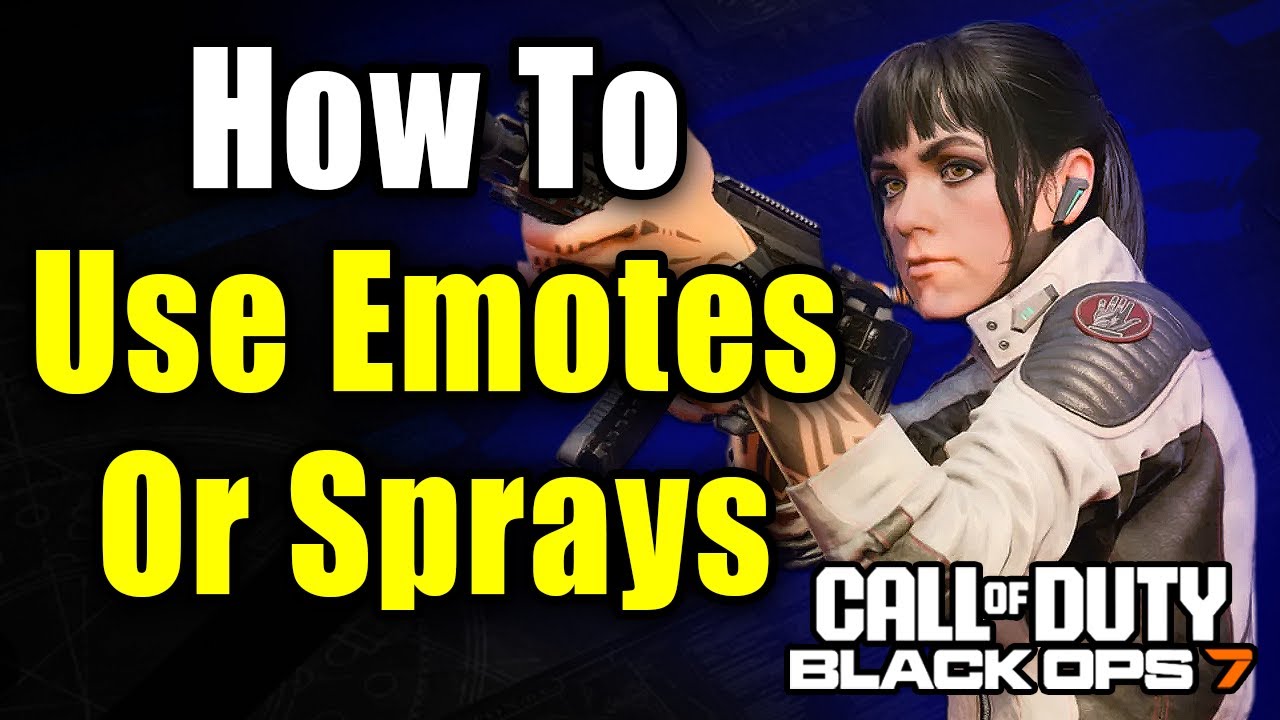 How To Use Emotes or Sprays in COD Black Ops 7 - YouTube
