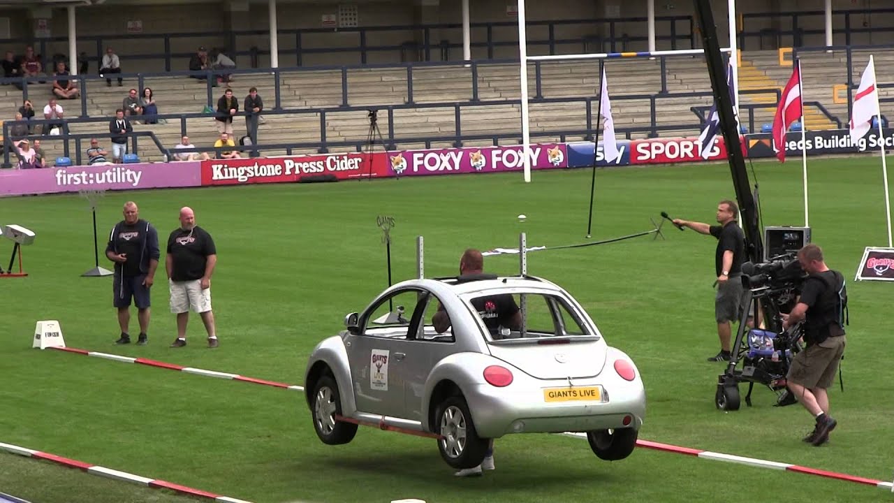 Julius Bjornsson Car Walk Europe S Strongest Man 2015 Leeds Youtube