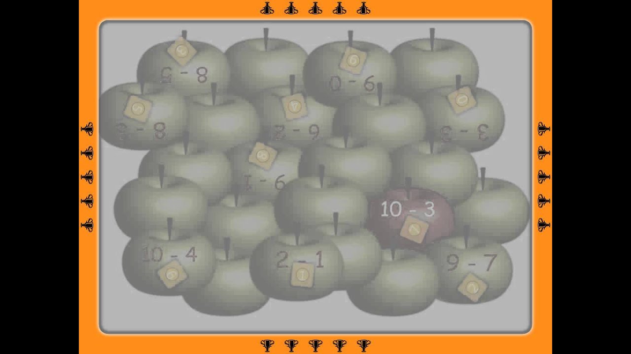 demolition derby SMART Table Activity - SUBTRACTION WITH NUMBERS 3