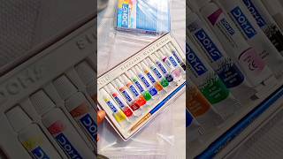 Colour Box Opening Video Doms Water Colour Tubes Rs.120