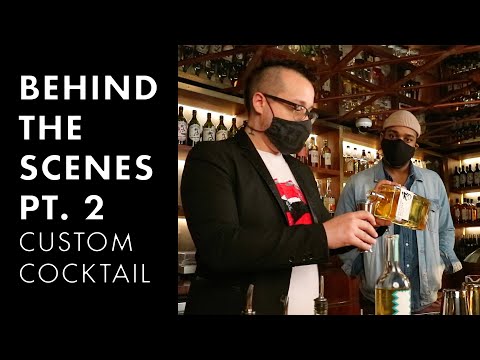 Behind the Scenes: Making a "James Crow"-inspired cocktail at Watertrade/Otoko