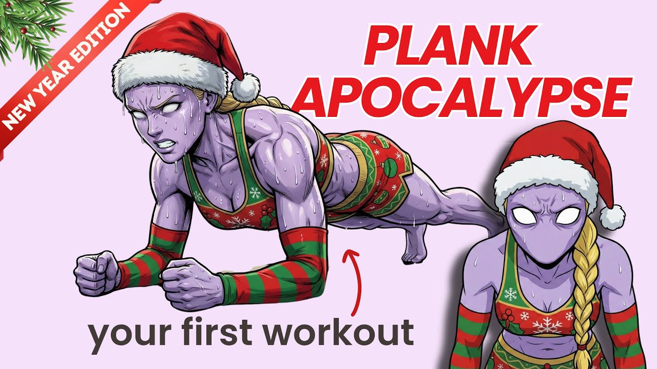 UNEXPECTED results on my body of doing plank everyday (Beginner Calisthenics Workout)