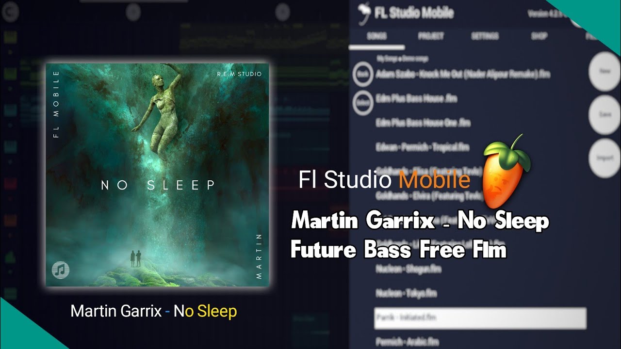 Martin Garrix - No Sleep | Fl Studio Mobile | Free Flm Project ❤️