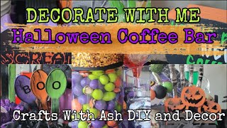 Decorate With Me| Halloween Coffee Bar