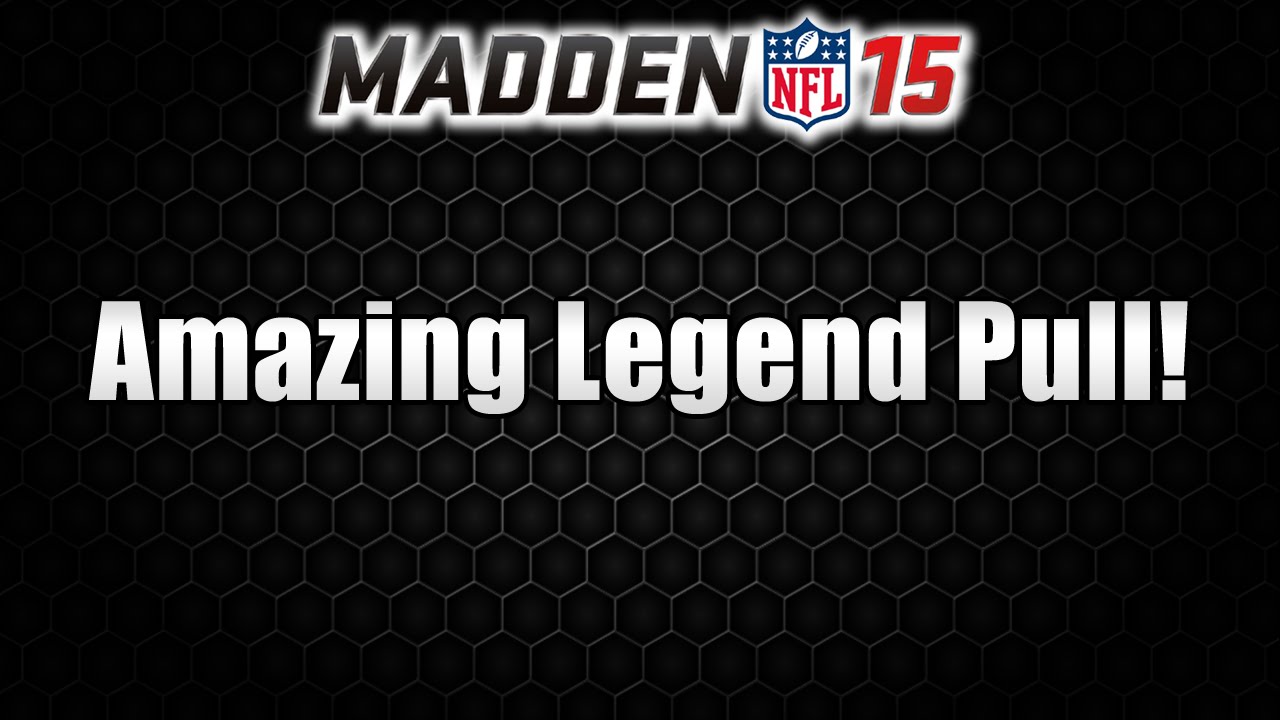 MUT 15 | Thanksgiving Legend Pack Opening | Amazing Pull, Epic