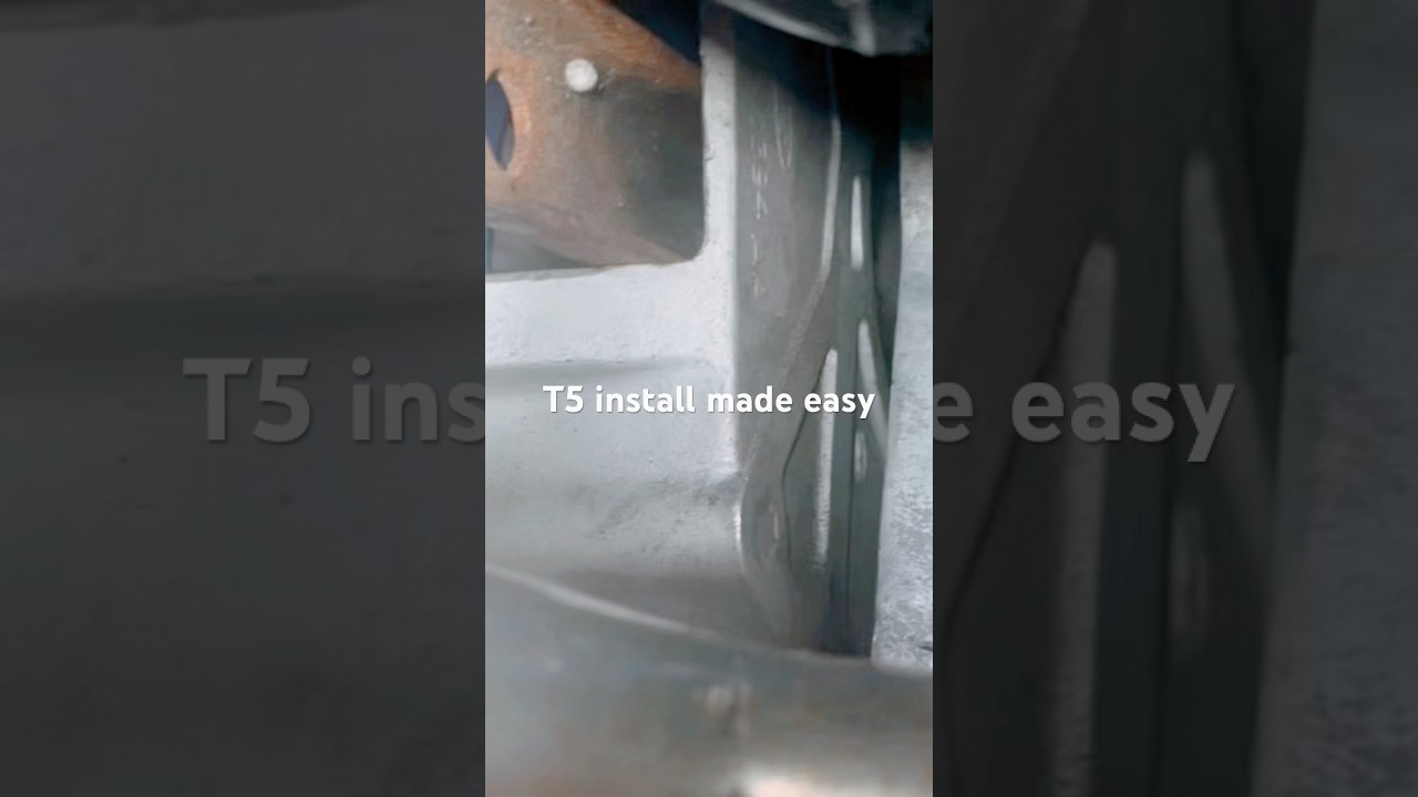 Seating T5 trans to bell housing made easy!! 