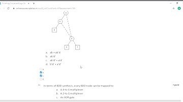 Switching Circuits and Logic Design  Week 6  NPTEL assignment solutions