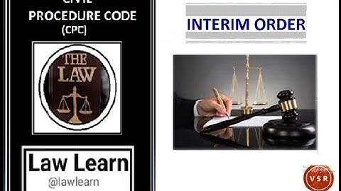 Interim Order CPC Telugu 😀 | Interim Order Telugu | CPC Telugu | Interim Order Telugu 👌