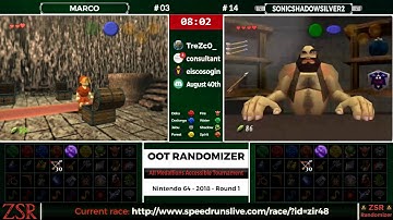OoT Randomizer Tournament: Round 1 - Marco8641 vs. sonicshadowsilver2