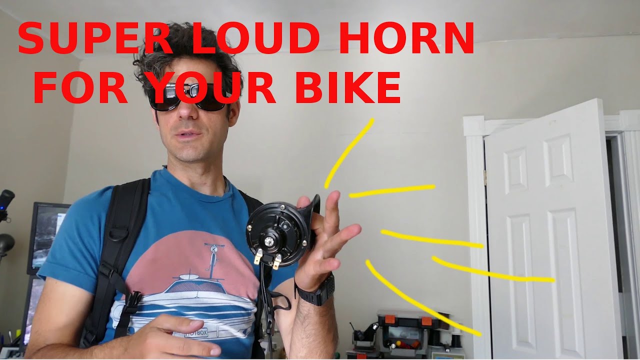 DIY Super Loud Horn for your Bike (Car Horn) Pt 2 YouTube