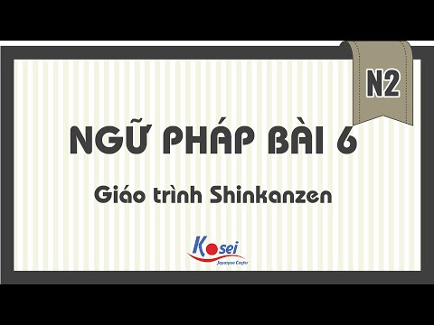 Video Ngữ pháp N2 - Bài 6: Những mẫu câu thể hiện ý nghĩa... - youtube