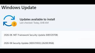 Fix Update KB5121003/KB5120708 Not Installing Windows 11