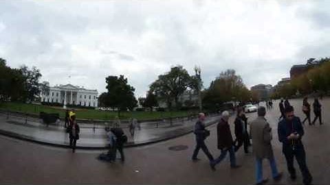 360 video: rondkijken bij het Witte Huis