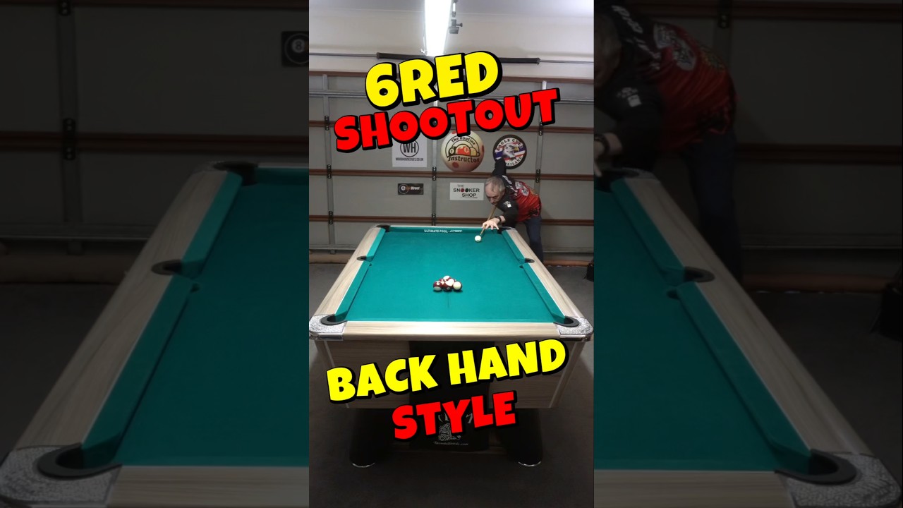 Image of video the 6Red Shootout Back Hand Style #8ballpool #skills #viral 23