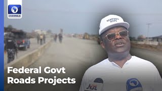 Umahi Inspects Site Along Enugu Port Harcourt Expressway