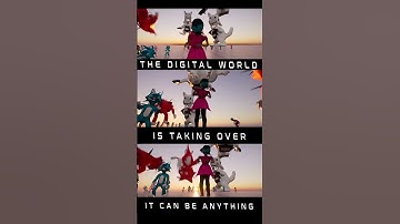 digital world story idea. 3d animation. character + game development.