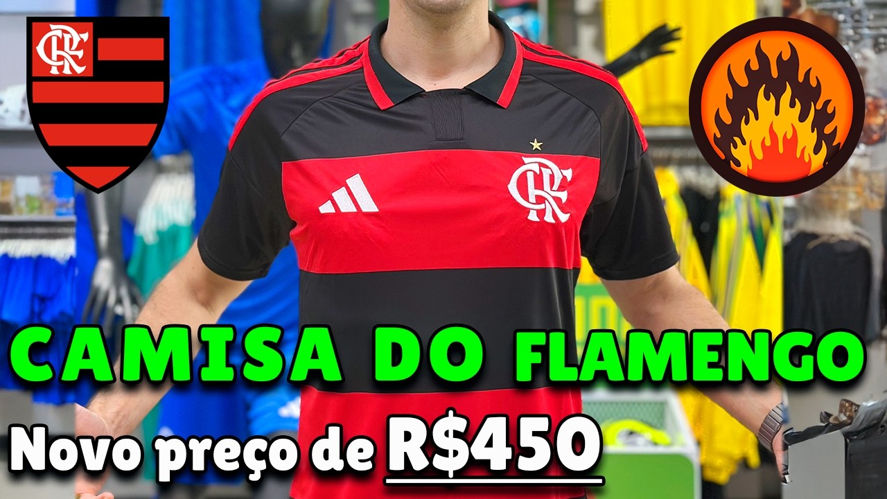 R$450 reais NOVO preço da Camisa do FLAMENGO 2026 2027 - Você vai comprar dessa vez?