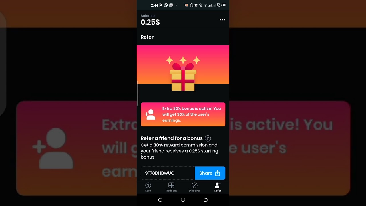 MAKE FREE $0.25 USING POLL PAY AND MY REFERRAL CODE