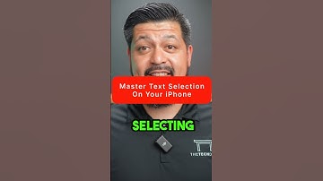 Master Text Selection on Your iPhone with These Quick Tips! #iPhoneTips #TextSelectionTricks #apple