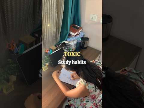 Toxic study habits- you need to stop right now! ❌🤯 ||Grade Diggers|| #mbbs #aiims #studywithme