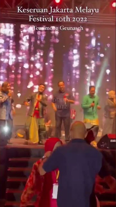 MOMENT GUBERNUR ANIES BASWEDAN JOGED DI JAKARTA MELAYU FESTIVAL 2022 #shorts #shortsfund #viral