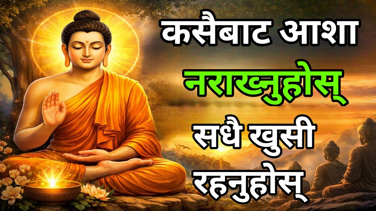 कसैबाट आशा नराख्नुहोस्  जीवन सफल बनाउने बुद्धका अमूल्य वचन
