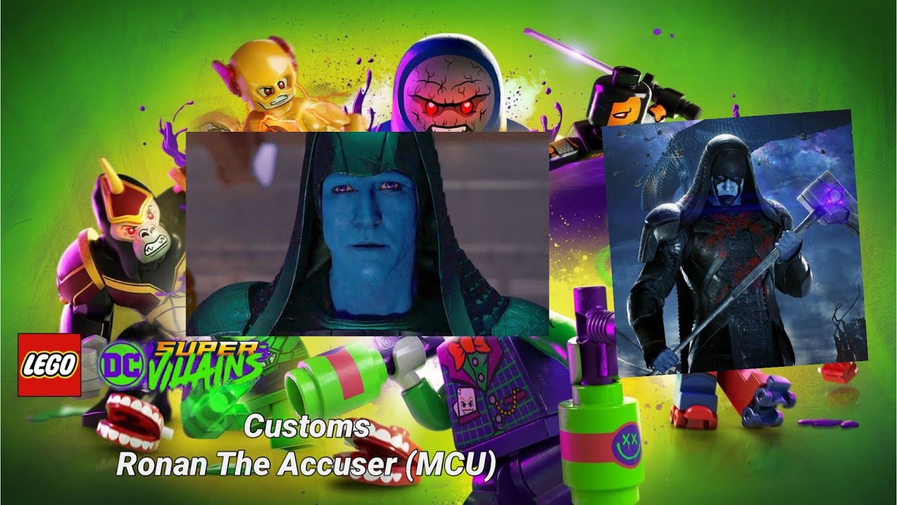 (FOR KIDS) LEGO DC Super Villains customs- Ronan the Accuser (MCU)