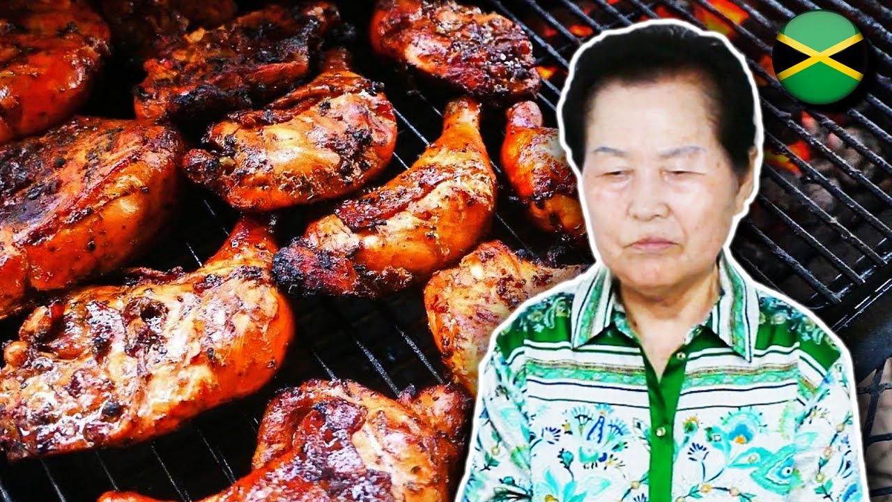 Korean Grandma Tries 'Jerk Chicken' For The First Time