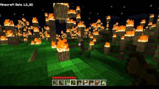 Minecraft Spontaneous Forest Fire