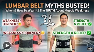 When Should You Wear a Lumbar Belt? 🦴🎯#youtube 