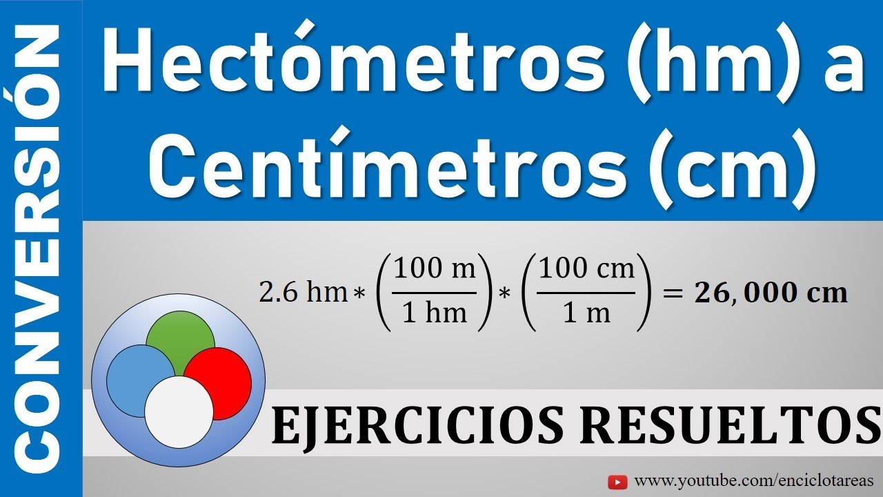 Conversion De Hectometros Hm A Centimetros Cm Hm A Cm 2 Youtube